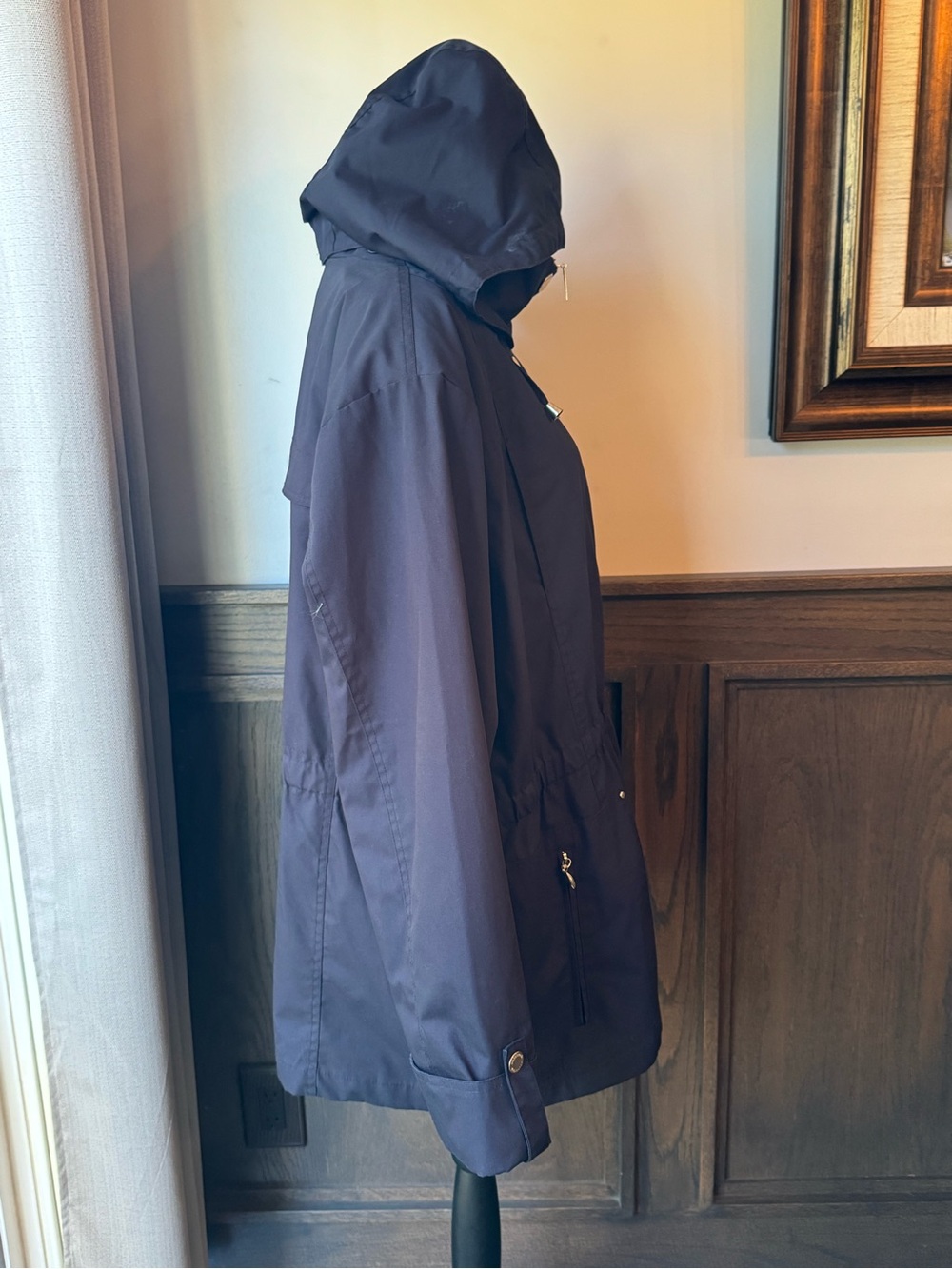 Mackintosh New England Hooded Utility Jacket - Navy 2X - Picture 6 of 11